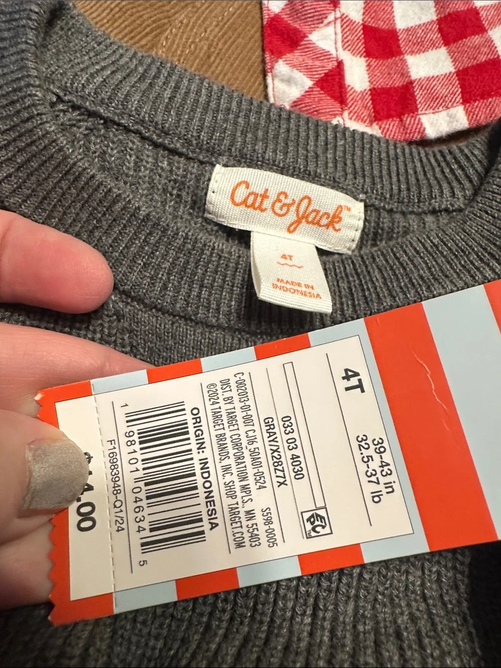 LOT- Baby Gap Sweaters, 3pc Holiday Set, 1 NWT Grey Sweater, 1 long sleeve